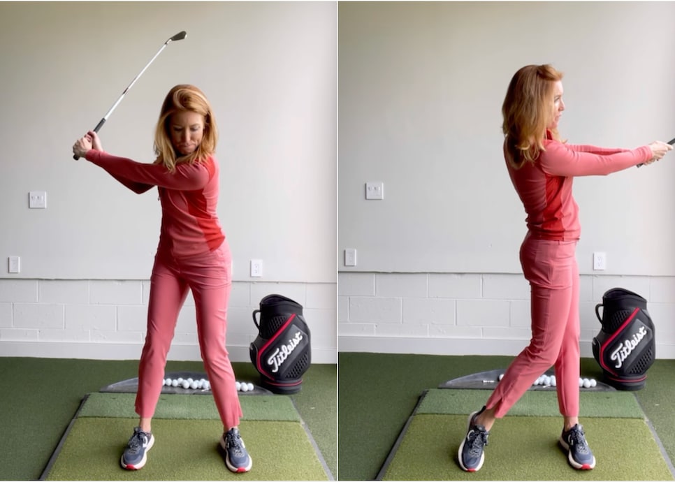 Do this to stop scooping the ball and create a better impact position How To